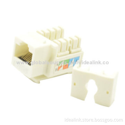 Cat5e/6 UTP Keystone Jack, Suitable for T568A/T568B Wiring, Superior Performance, Factory Price
